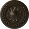Ekena Millwork Foster Shell Ceiling Medallion (Fits Canopies up to 9 5/8"), 15 3/4"OD x 2"P, Stone Hearth Crackle CM15FOSHC - alternate 1